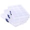 3 Pieces Fake Nail Storage Box, 15-Grid Rhinestone Organizer Case with Divider, Clear Plastic Empty Container for Art Craft Sewing Screw Rock Collection Fishing Tackle, Bead Jewelry Display Holder